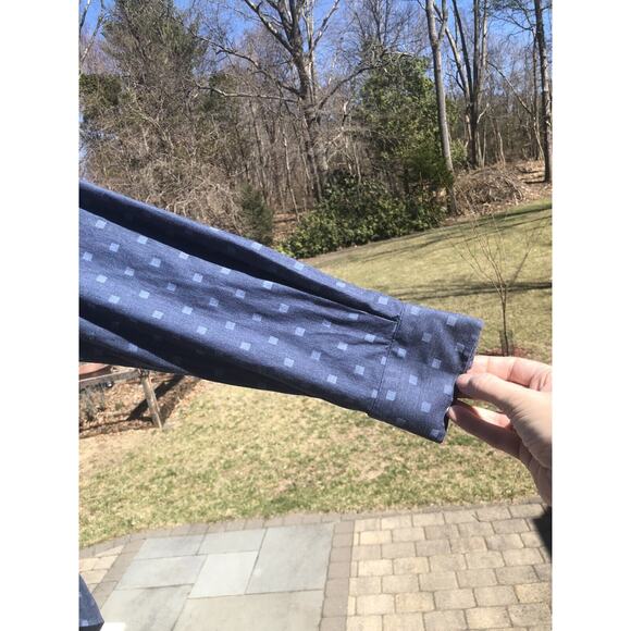 Robert Graham Men's Dress Shirt Blue Geometric Modern American Size Large - Picture 2 of 12